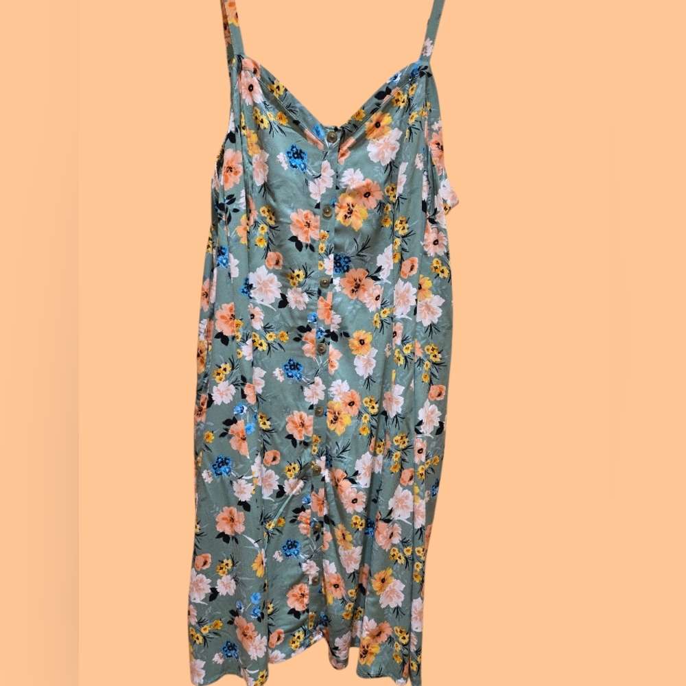 Torrid Challis Fit&Flare Sundress 3X - Picture 2 of 11